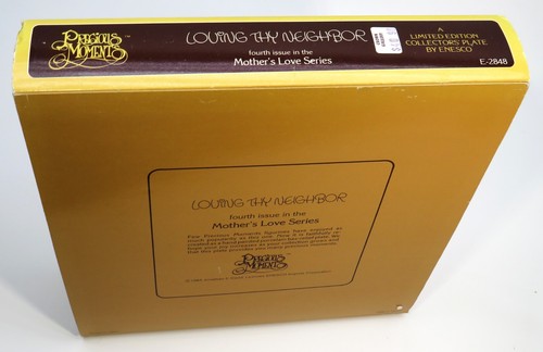 Precious Moments Mothers Love Series "Loving Thy Neighbor" Plate * Ships Free! - Picture 9 of 9