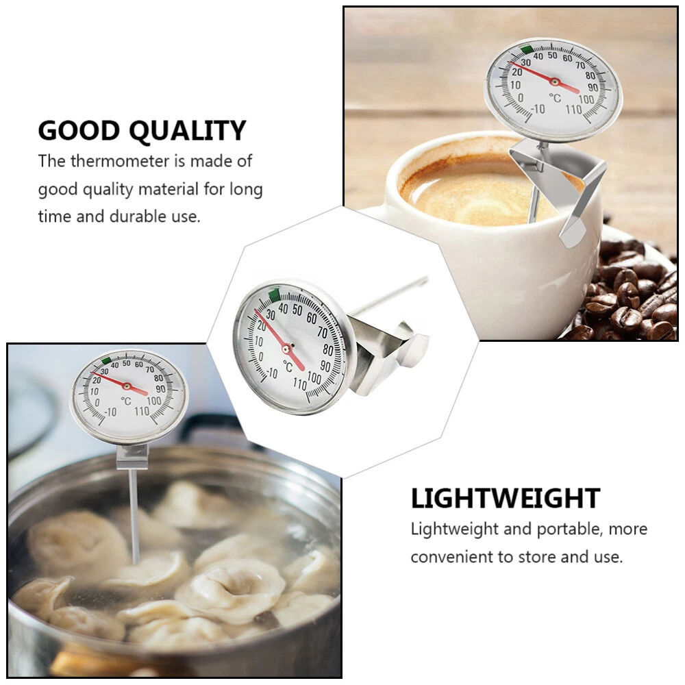Milk Frother Temperature Gauge Instant- Read Food Thermometer Milk Frother Temperature Gauge Instant- Read Food Thermometer