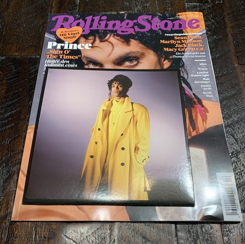 PRINCE Sign O The Times / Witness 4 The Prosecution 7” Vinyl ROLLING STONE + CD - Picture 2 of 12