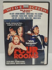 Four Rooms DVD, 1999 w/ Insert Funny Comedy Tim Roth, Antonio Banderas, Madonna