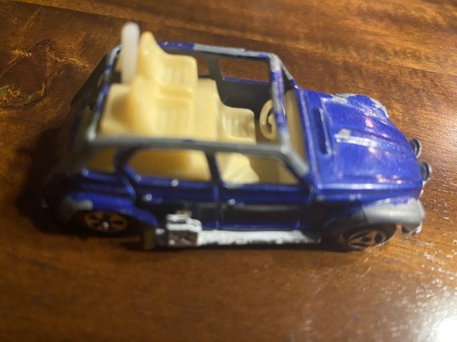 Vintage MAJORETTE Blue Cruiser raised back seats ECH 1/60 - Picture 6 of 9