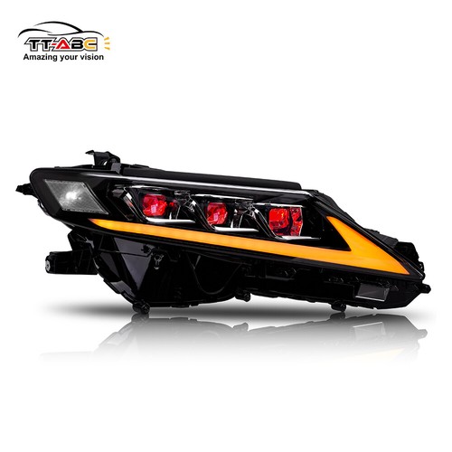 Red Devil Eye LED Headlights For 2018-2023 Toyota Camry Head Lamps Assembly - Picture 14 of 18