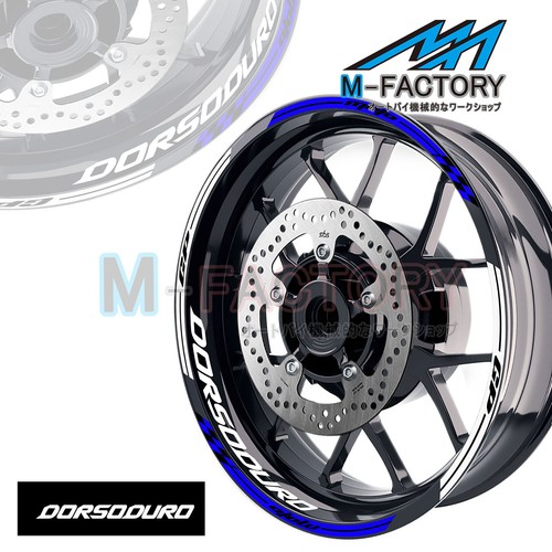 17'' Yellow Rim Vinyl Sticker Check Stripes Set For DORSODURO 1200 750 900 - Bild 10 von 22