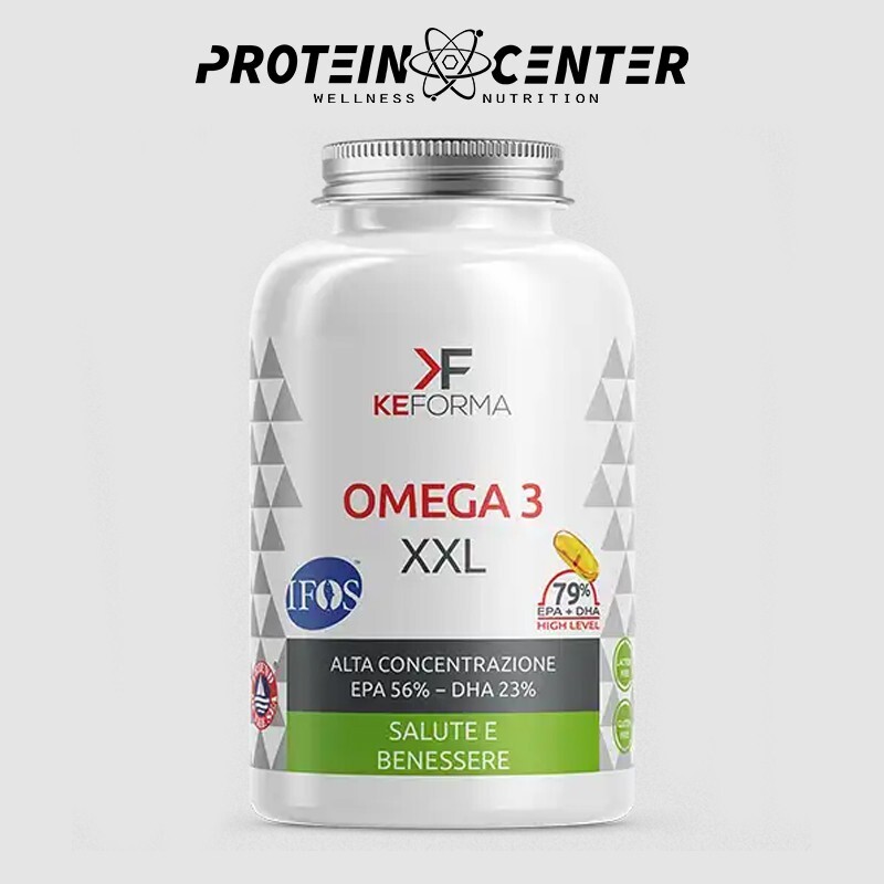 KEFORMA OMEGA 3 XXL 60 CMP CERTIFICAZIONE IFOS 5 STELLE SALUTE E BENESSERE