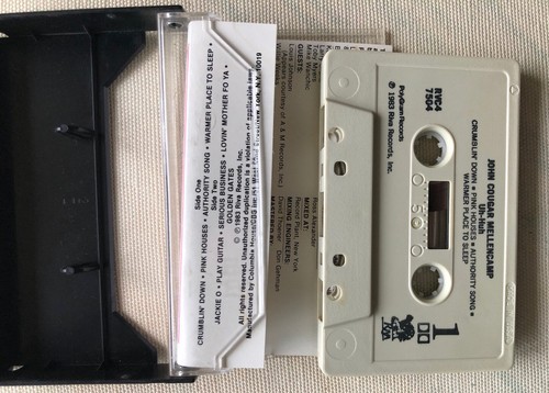 Music Cassette Tape John Cougar Mellencamp Uh Huh Vintage 🎸 1983 80s Album - Imagen 7 de 12