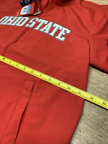 Nike Full Zip Ohio State Spell Out Windbreaker Size Medium NEW WITH TAGS - Picture 4 of 6