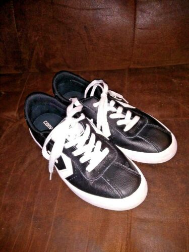 Converse 658206C Breakpoint Ox Trainer Black White Kids Sz 2 - Picture 2 of 3