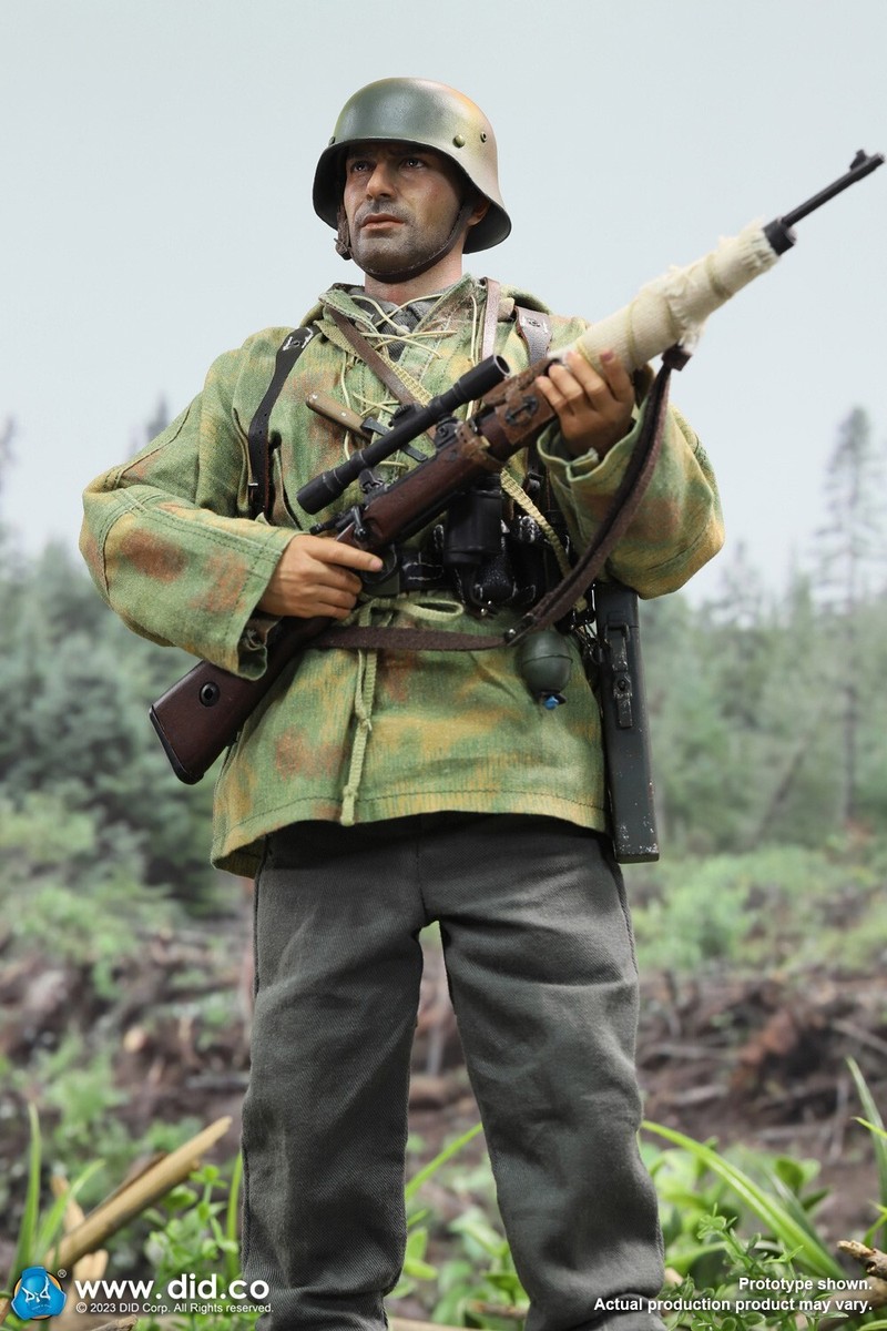 1:6 Scale DiD WWII German Wehrmacht Heer Sniper Wolfgang 12 1:6 Scale DiD WWII German Wehrmacht Heer Sniper Wolfgang 12