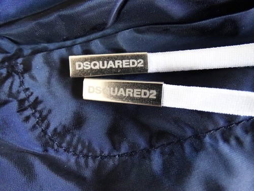 DSQUARED2 NAVY BLUE L.A. BEACH XXL SURF ED. SWIM TRUNKS BEACH SHORTS XL 52 ITALY - Picture 6 of 9