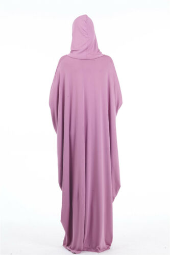 Muslim Women Prayer Caftan Khimar Burqa Dress Islamic Abaya Kaftan Robe Ramadan - Picture 6 of 54