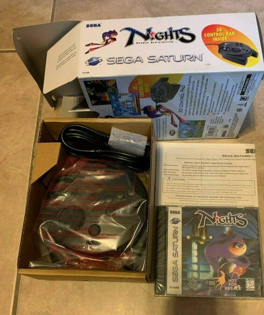 Sega Saturn Nights into Dreams Big Box w/ NEW Sealed Game Sega Saturn Nights into Dreams Big Box w/ NEW Sealed Game