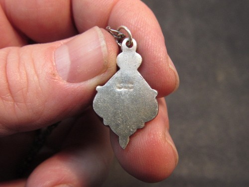 colgante de malaquita de plata de ley - Imagen 5 de 12