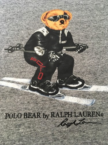 NEU MIT ETIKETT HERREN POLO RALPH LAUREN BÄR S/S T-SHIRT SKIFAHRER SPORT GR. XL - LIMITED EDITION - Bild 4 von 6