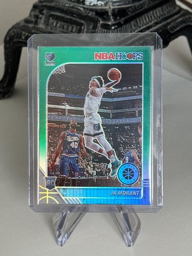 2019-20 Panini NBA Hoops Premium Stock - Green Prizm #259 Ja Morant (RC) - Picture 1 of 2