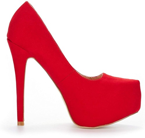 Women 5.5 Inches Pump Shoes Stilettos High Heel Platform Wedding Dress Shoes - Picture 45 of 66