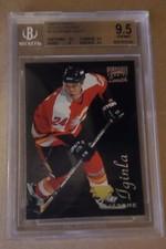 96/97 JAROME IGINLA ZENITH ARTIST'S PROOFS ROOKIE BGS 9.5 POP 1