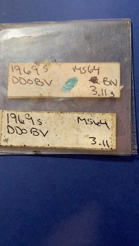 1969 Wheat Pennies  Errors DD Red Brown Most Beautiful Mistake I Have Seen - Picture 1 of 2