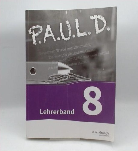 PAUL D 8. Lehrerband Lösungen Klassenarbeiten Schülerbuch Klausurvorschläge - Foto 1 di 4