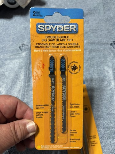 Spyder 4.5 in. 4” Multi-surface Wood T-Shank Double Sided Jig Saw Blade 6 Blades - Picture 4 of 7