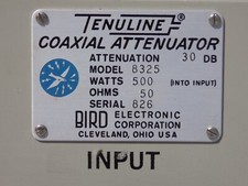 Bird 8325 Attenuator 500W