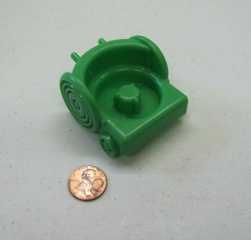 Fisher Price Little People Green Wheel Chair Wheelchair ~ Green For Handicapped - Picture 3 of 5
