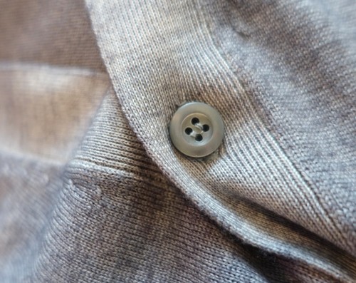 PRADA CARDIGAN 48 wool grey jacket knit merino m pullover sweater - Bild 8 von 9