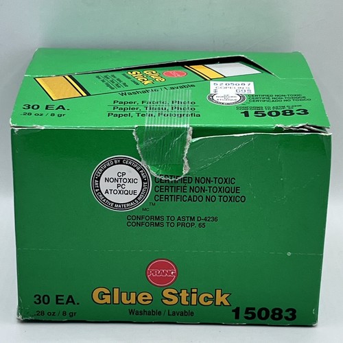 Lot of 29 Prang Washable Glue Sticks .28 Ounce 8 Gram Each #15083 Non-Toxic NEW - Picture 9 of 10