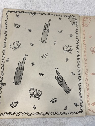 Drawing Soft Cover Book The Friendly Princess 1946 1st Edition - Picture 3 of 4