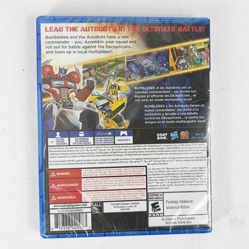 Gioco Transformers Battlegrounds Playstation 4 nuovo - Foto 2 di 4