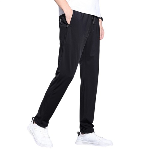 Men's Elastic Athletic Running Stretch Pants Quick-Dry Lightweight Travel M-5XL - Picture 13 of 33