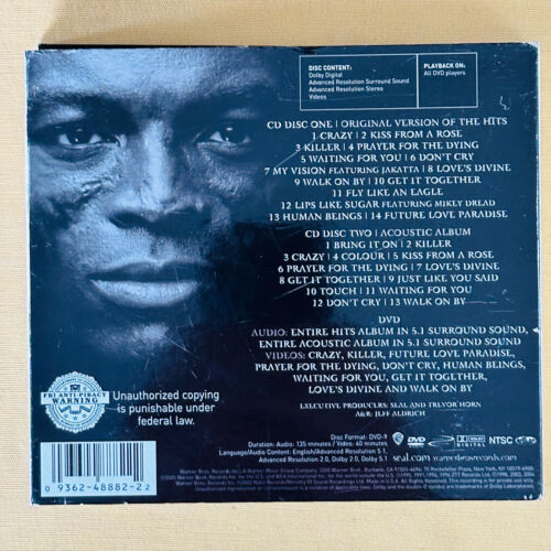 SEAL Best 1991-2004 Deluxe Edition 2 CDs & DVD Audio 5.1 Surround HTF - Foto 2 di 5