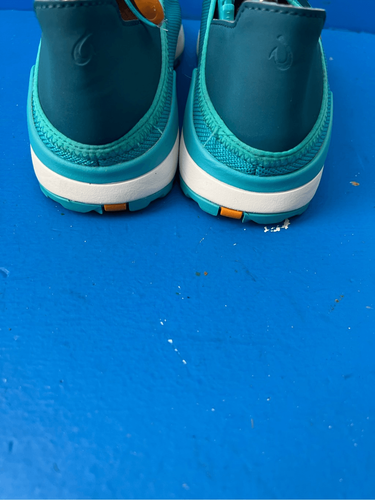 Olukai Miki Trainer Running Athletic Shoe Drop Heel Blue White Womens Size 9.5 - Picture 4 of 7