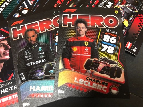 LOTTO 258 CARD TOPPS TURBO ATTAX F1 2022 CARD BASE TUTTE DIFFERENTI NUOVE NEW - Picture 2 of 4