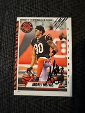 Andrei Iosivas Signed Trading Card Autographed Cincinnati Bengals