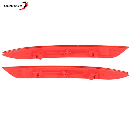 Ajuste para 16-17 Honda Accord rojo parachoques reflector luz trasera 2 piezas izquierda y derecha - Imagen 9 de 19
