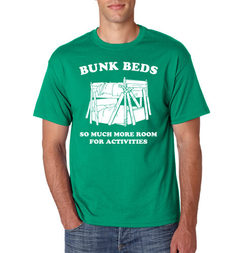 Will Ferrel BUNK BEDS T-Shirt Funny Step Brothers Comedy Movie S-6XL Tee - Picture 14 of 14