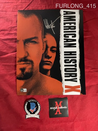 EDWARD FURLONG AUTOGRAPHED SIGNED 11x14 PHOTO! AMERICAN HISTORY X! BECKETT COA! - Picture 1 of 3