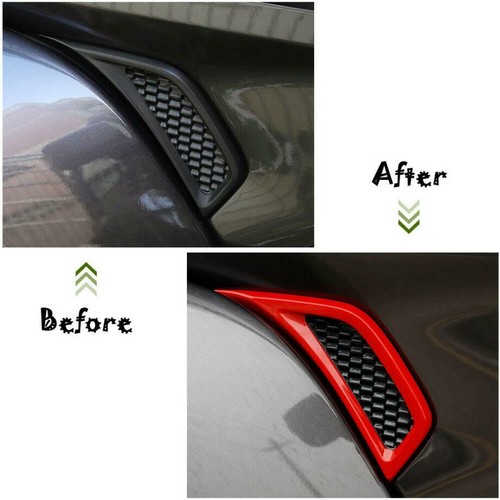 For 2020-2022 Jeep Gladiator JT Red ABS Car Side Leaf Plate Air Inlet Cover Trim - Bild 5 von 8