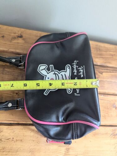 Jim Benton - HAPPY BUNNY Bag “I've been naughty. So what." Purse vtg 2000s y2k - Picture 8 of 9