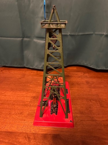 Vintage Postwar Lionel No. 455 Operating Oil Derrick - Picture 4 of 9