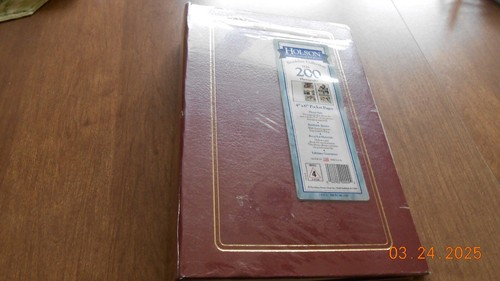 Vintage Holson  Photo Book 3 Ring Binder Refillable Holds 200 4 X 6" Photos New - Picture 1 of 3