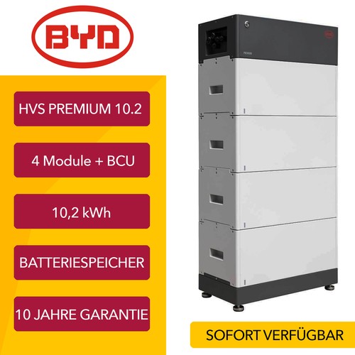 BYD Batteriespeicher B-Box Premium HVS 10.2 kWh BCU Solar Paket - LAGERWARE - Bild 1 von 5
