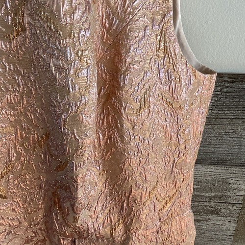 Norman Ambrose rosegold/pink metallic dress - Picture 2 of 6