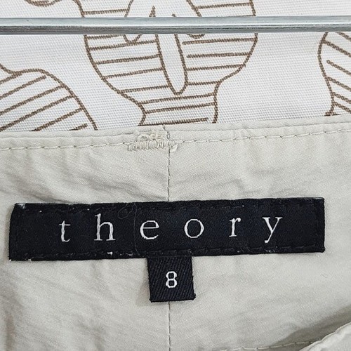 Theory Outdoor Bermuda Shorts Women's Size 8 1797 Beige - Picture 5 of 7