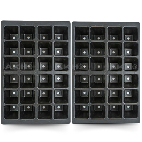 48 Cell  Rootrainer Plug Plant Seed Tray Root Trainers Tree Tray 2 TRAYS uk - Picture 1 of 5