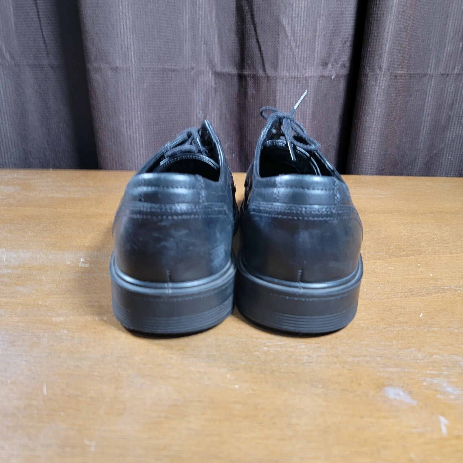 Ecco Oxford Casual Dress Shoes Black Mens Size 9 / EU… Gem