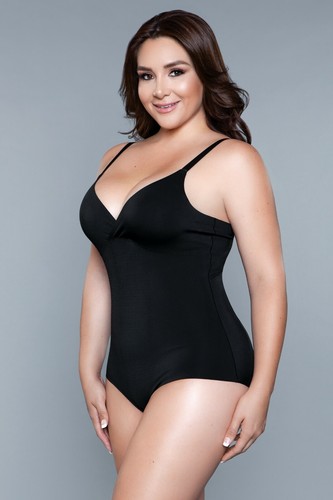 sexy BE WICKED seamless BODY shaper SLIMMER shapewear LOW cut BODYSUIT cincher - Picture 6 of 13