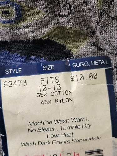 4 Pairs Vintage Perry Ellis Mens Dress Socks Size 10-13:navy, Tan, & 2 Gray NWT - Picture 6 of 11