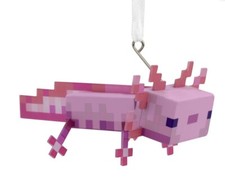 2023 Hallmark Minecraft Axolotl Christmas Tree Ornament in Box