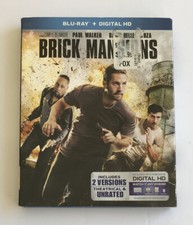 Brick Mansions (Blu-ray Disc, 2014) Unrated With Slipcover